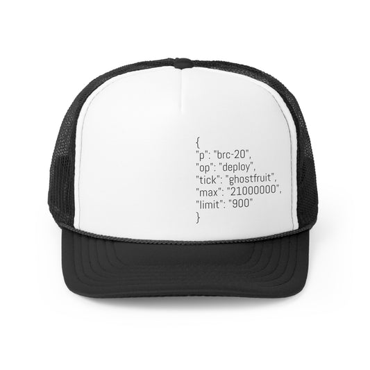 Bitcoin Inscription Trucker Hat